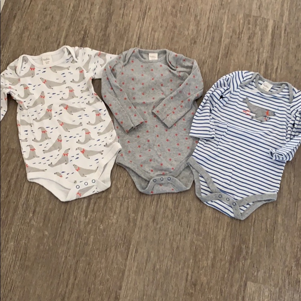 Baby Boden 3pc long sleeve bodysuit - 18-24M